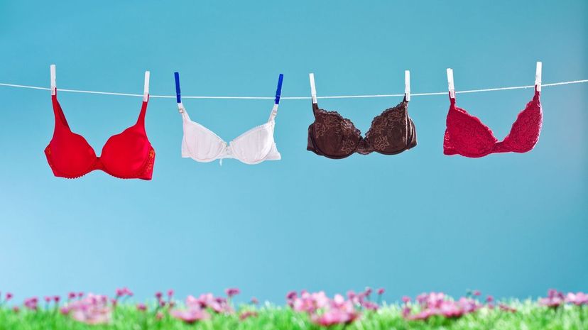 There's actually a magic number as far as bra-washing frequency. izusek/Getty Images