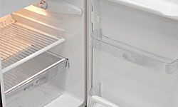 It's much easier to clean your fridge when it's empty. Wait to do the wipedown before or after vacation.
