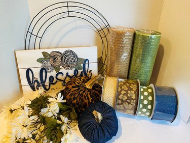 "Blessed" Country Wreath Kit