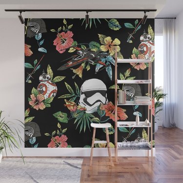 "The Floral Awakens" by Josh Ln Wall Mural