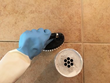 householder cleaner and scrub brush