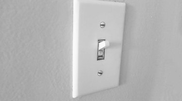 Light Switch In Bathroom At Home