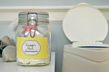 freshen your diaper pail with this easy tutorial