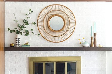 How to paint an interior brick wall.