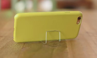 Paperclip phone stand