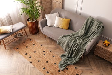 living room couch throw blanket