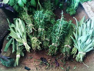 Variety of herbs