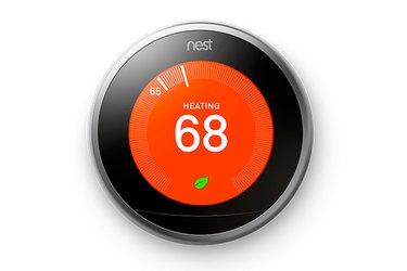 The Nest thermostat saves energy and allows you to control the climate of your home from anywhere in the world.