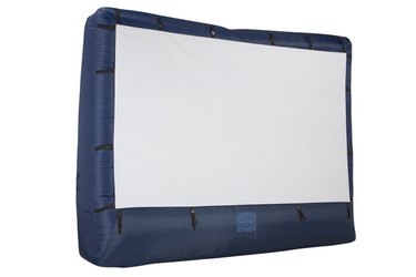 Host your own backyard movie marathon with this convenient inflatable movie screen.
