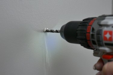 drill through drywall
