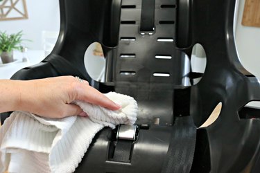easy ways to clean a car seat
