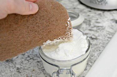DIY Soft Scrub Cleaner to use in your kitchen and bathroom