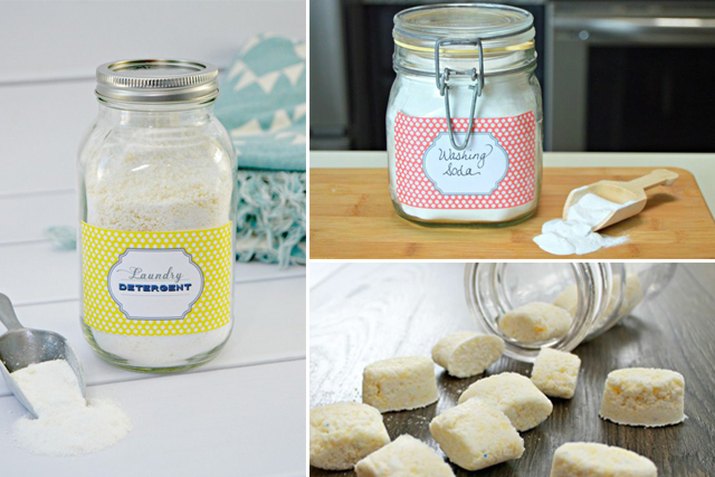 homemade laundry products.