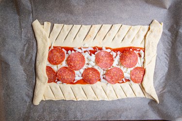 Crescent Roll Pizza Mummy Recipe