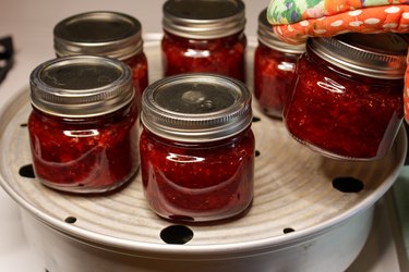 Ruby red and mouth-watering sweet, strawberry jam is a summertime treat!