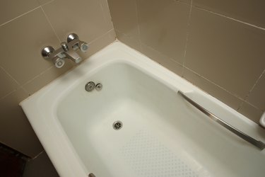 Bathtub in home
