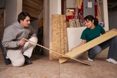 Couple with flooring