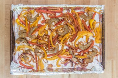 Easy Sheet Pan Shrimp Fajitas Recipe