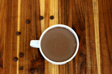 Hot Chocolate Made from Chocolate Chips