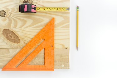 orange triangle measuring tool