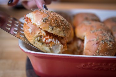 Mozzarella Meatball Sliders Recipe