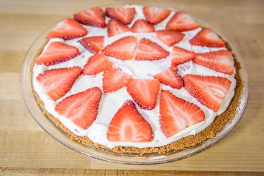 Strawberries & Cream Pie with Biscoff Crust Recipe