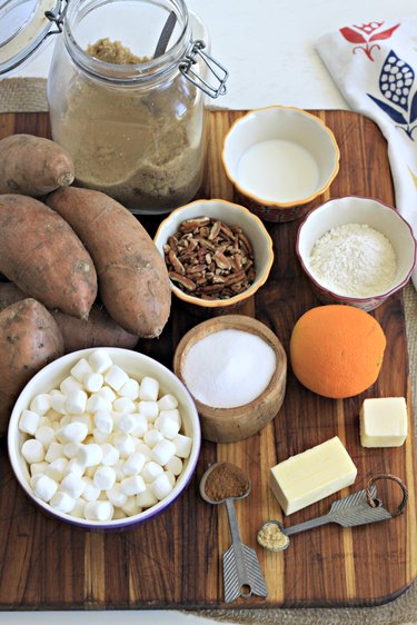 ingredients for sweet potatoe