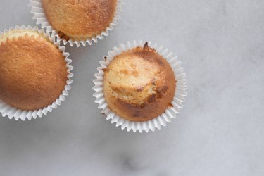 Bake until the cupcakes are golden brown.