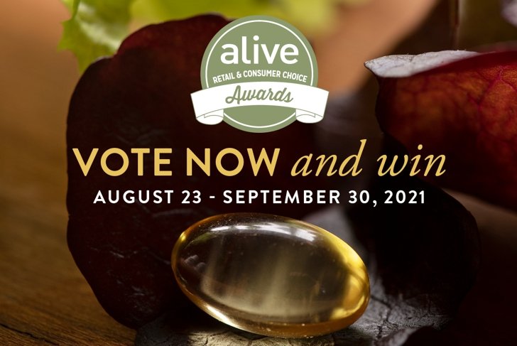 Vote Now in the 2021 alive Awards
